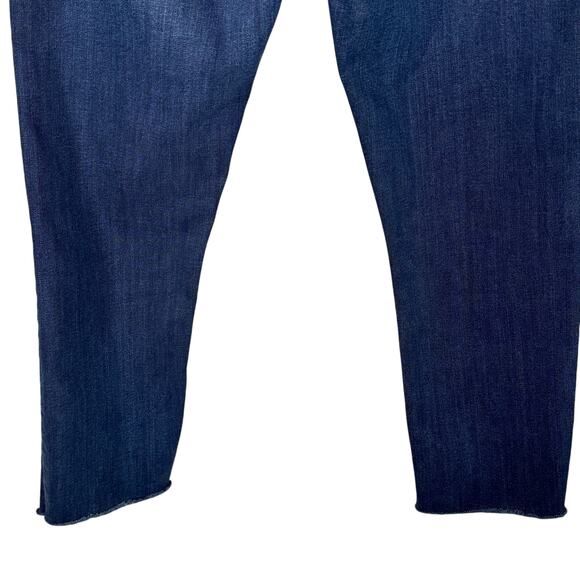 Frame SZ 28 Le Garcon Boyfriend Jeans Mid-Rise Distressed Frayed Dublin Grind - Picture 6 of 10